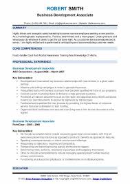 Elevator pitch examples for job seekers. Business Development Associate Resume Samples Qwikresume