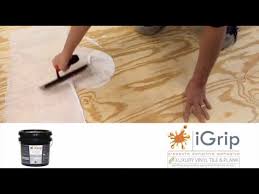 ivc lvt igrip glue down installation