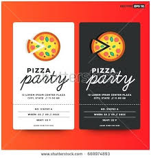 Pizza Party Flyer Template Invitation Design Free