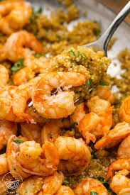 garlic er shrimp with quinoa