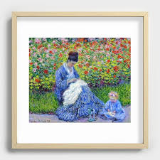 Claude Monet 1875 Recessed Framed Print
