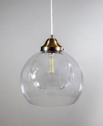 Clear Glass Pendant Light Fixture