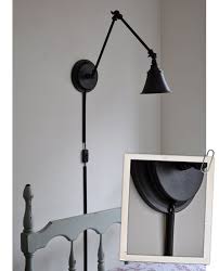 A Desk Lamp Becomes A Wall Light Wall Lights Plug In Wall Sconce Desk Lamp