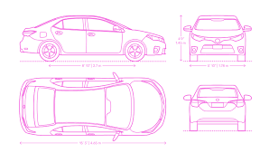 Toyota Corolla Dimensions Drawings Dimensions Guide