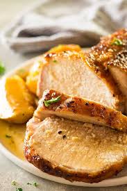 maple roasted pork loin with apples