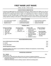 Sample Resume Network Administrator Resume Network Engineer Resume