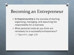 What must an entrepreneur do after creating a business plan? Becoming An Entrepreneur O An Entrepreneur Is Someone Who Takes A Risk In Starting A Business To Earn A Profit O Can You Think Of A Current Or Historical Ppt Download
