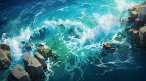 artistic ocean swirl hd wallpaper sea