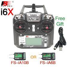 Digital proportional radio control system, 2.4ghz afhds 2a. Flysky Fs I6x Fs I6x 10ch 2 4g Rc Transmitter Controller With Ia10b Ia6b A8s X6b Receiver For Rc Helicopter Multi Rotor Drone Rc Transmitter Controller Rc Transmitterflysky Fs Aliexpress