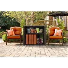rubbermaid patio chic 123 gal resin