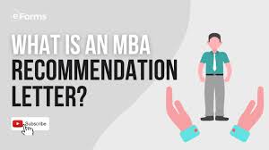 mba recommendation letter explained