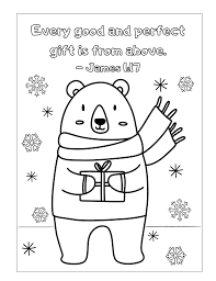 free christian christmas coloring pages