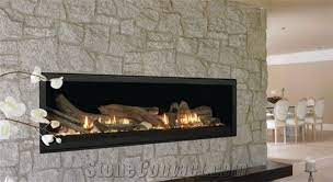Aurora Fireplace Grey Slate Fireplace