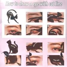 cat eye liner makeup eyeliner stencil