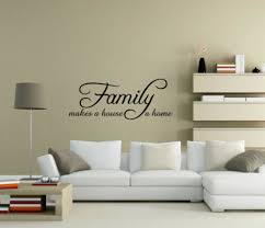 Family Makes A House A Home Wall