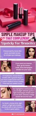 9 best lipstick colors for brunettes