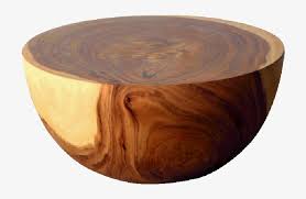 Round Wood Coffee Table Png Transpa