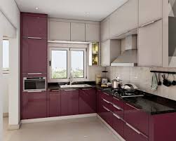 Spacious L Shaped Kitchen Design With