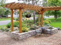 Front Yard Patio Entry L Shaped