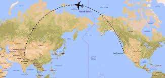 The air travel (bird fly) shortest distance between china and united states is 11,671 km= 7,252 miles. Air India Becomes First Indian Airline To Fly Over North Pole Outlook Traveller