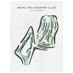 Royal Fox Country Club, Illinois Golf Course Maps and Prints ...