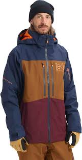 Burton Ak 2l Swash Gore Tex Ski Snowboard Jacket L Dress Blue