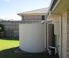 Rainwater Tank And Raised Garden Bed