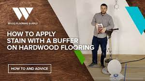 a buffer on hardwood flooring