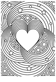 free printable love difficult coloring