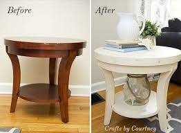 easy side table makeover fun with
