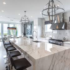 See more ideas about marble tile, waterfall, carrara. Pin On Miami Luxury Neolith Kitchen Calacatta Countertops