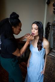 black bridal makeup artist for modern
