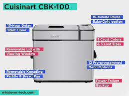 Firstly, let's discuss that this bread device is properly set. Cuisinart Bread Machines Reviews And Comparing Cbk 100 Vs 110 Vs 200 Which Is The Best Updated May 2021