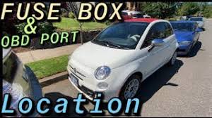 fuse box location on a 2016 2019 fiat