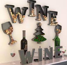 metal wine cork holder wall decor wine