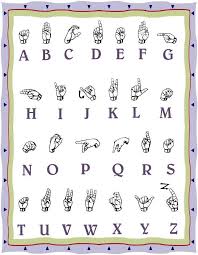 Free Printable Sign Language Alphabet Chart Sign Language