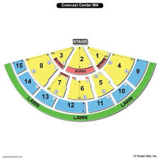 xfinity center seating chart seating