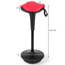 If you're ready to invest in a standing desk for your home or office, then the next step is to browse the market for the perfect stools to go along. Wobble Stool Standing Desk Chair Height Adjustable Active Sitting Balance Chair Stools Ottomans Aliexpress