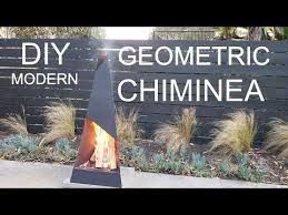 Build A Modern Geometric Steel Chiminea