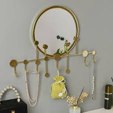 6 Hooks Metal Wall Rack For Entryway