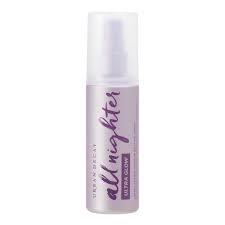 makeup finishing spray infused with