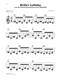 To download the free sheet music for bella's lullaby, click here. Carter Burwell Bella S Lullaby From Twilight Sheet Music Pdf Notes Chords Film Tv Score E Z Play Today Download Printable Sku 425166