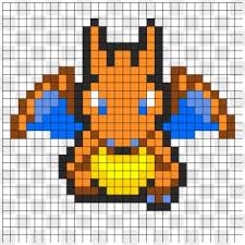 The advantage of transparent image is that it can be used efficiently. Drawn Pikachu Graph Paper Pokemon Pixel Art Dragonite Clipart 1771739 Pikpng