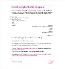 12 Formal Complaint Letter Templates Free Sample Example
