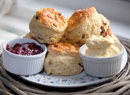 Image result for scones and jam and cream