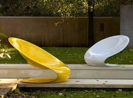 modern outdoor chair disk by karim rashid