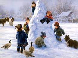 Картинки по запросу дети зимой фото