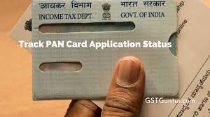 track pan card application status how