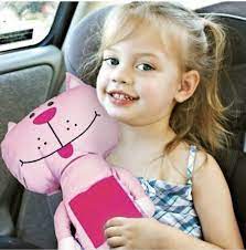 Pink Cat Kids Seat Belt Car Travel