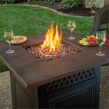 Square Dualheat Lp Gas Patio Fire Pit